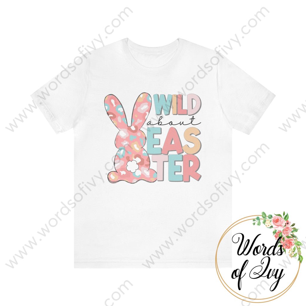 Adult Tee - Wild About Easter 220409001 White / S T-Shirt