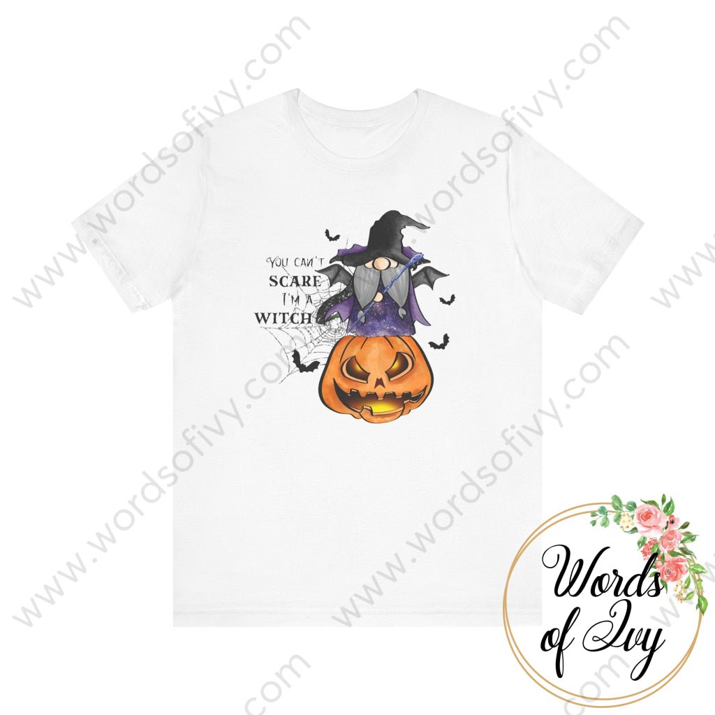 Adult Tee - You can't scare me I'm a witch 220816005 | Nauti Life Tees
