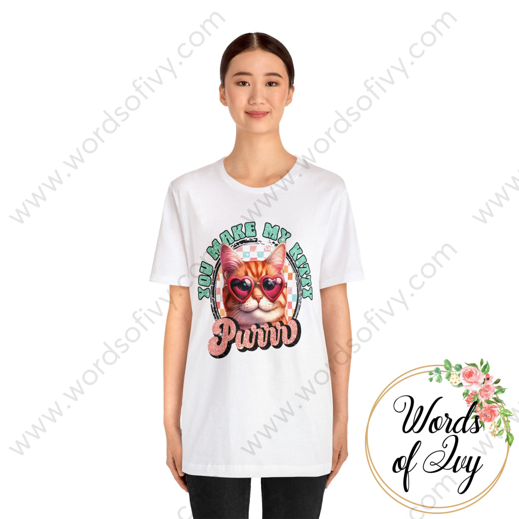 Adult Tee - YOU MAKE MY KITTY PURR 240111004 | Nauti Life Tees