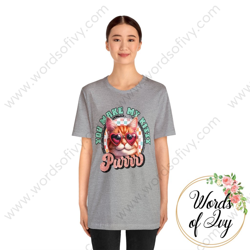 Adult Tee - YOU MAKE MY KITTY PURR 240111004 | Nauti Life Tees