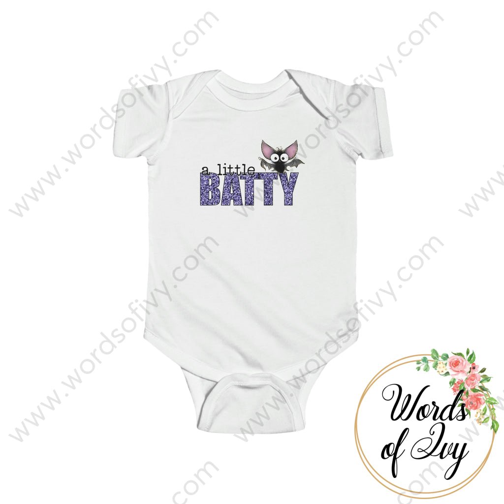 Baby Tee - a little batty 220124005 | Nauti Life Tees