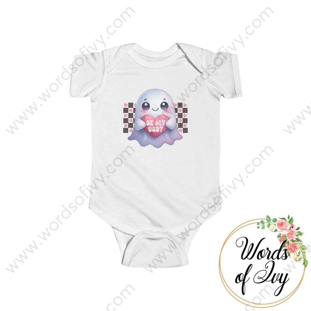 Baby Tee - Be My Boo 240105002 White / Nb (0-3M) Kids Clothes
