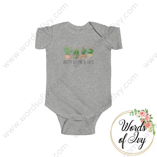 Baby Tee - Fly For A Cacti 240724037 Heather / Nb (0-3M) Kids Clothes