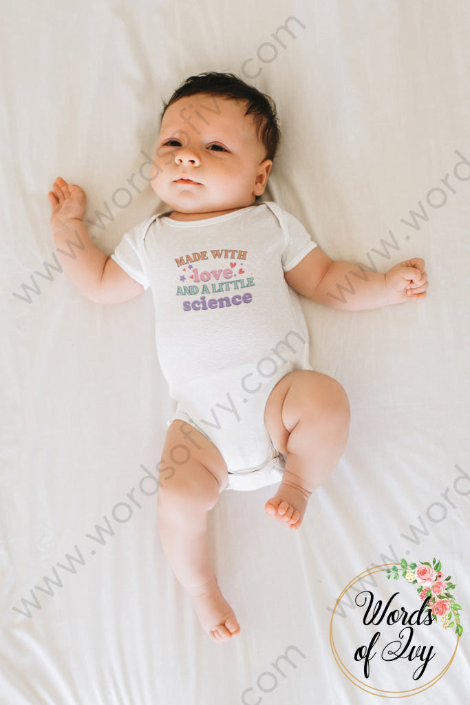 Baby Tee - Made With Love And A Little Science 220712012 Kids Clothes