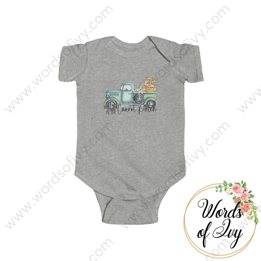 Baby Tee - Meet Me At The Carrot Patch 220305011 Heather / Nb (0-3M) Kids Clothes