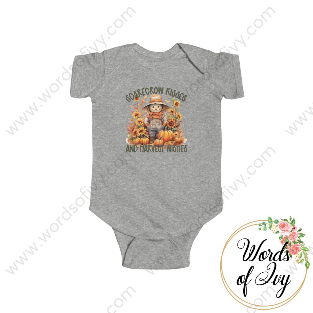 Baby Tee - SCARECROW KISSES AND HARVEST WISHES 230906010 | Nauti Life Tees