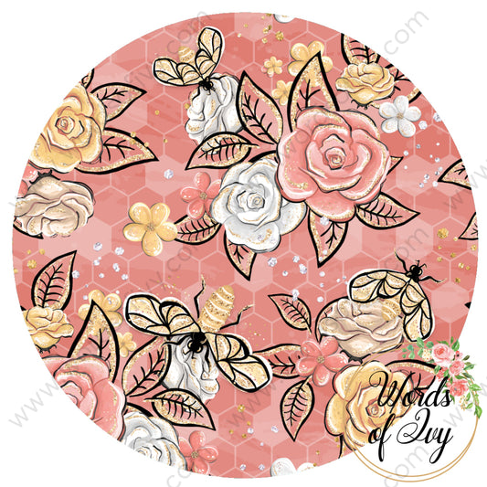 Car Coaster - Bee Floral 220927044