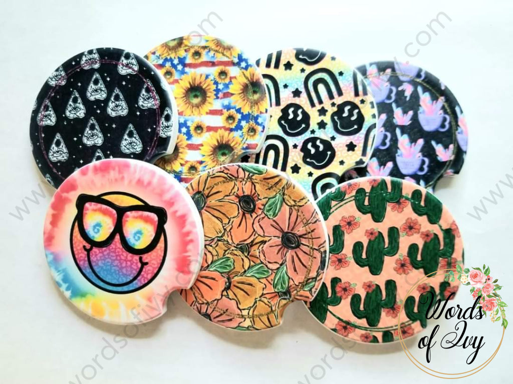 Car Coaster - Boho Floral 220927006 | Nauti Life Tees