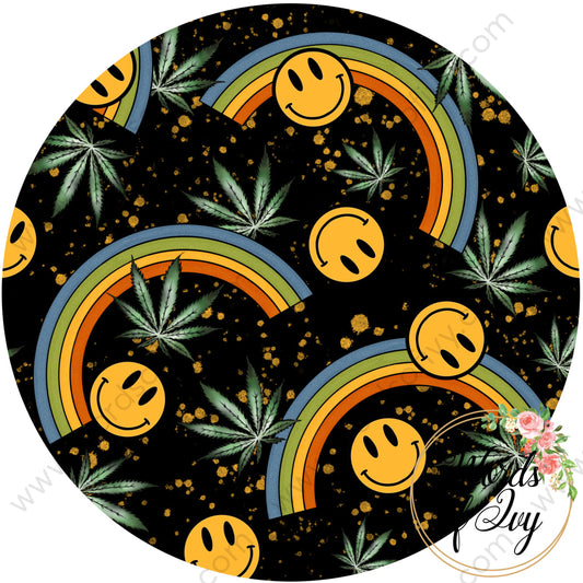 Car Coaster - Cannabis Rainbow 220814040