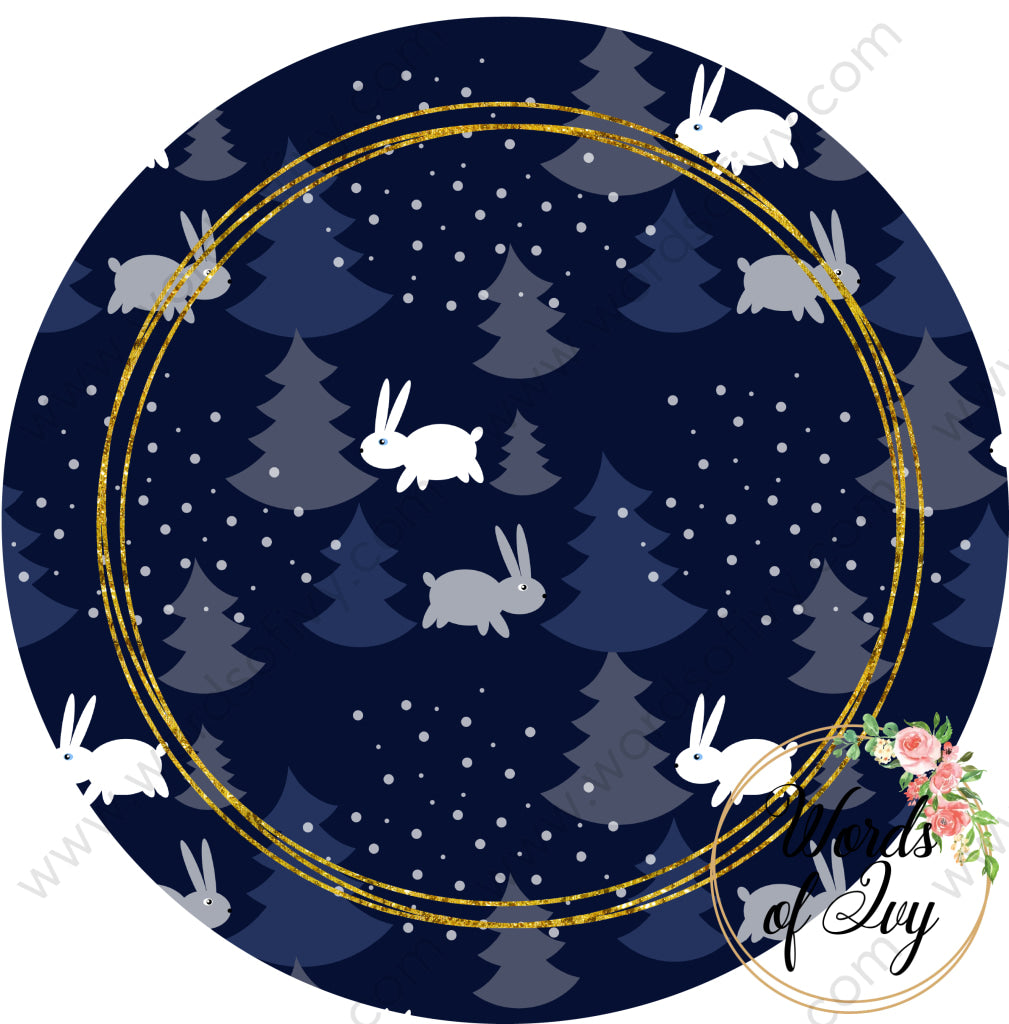 Car Coaster Digital Download - Blue Christmas 211111-001