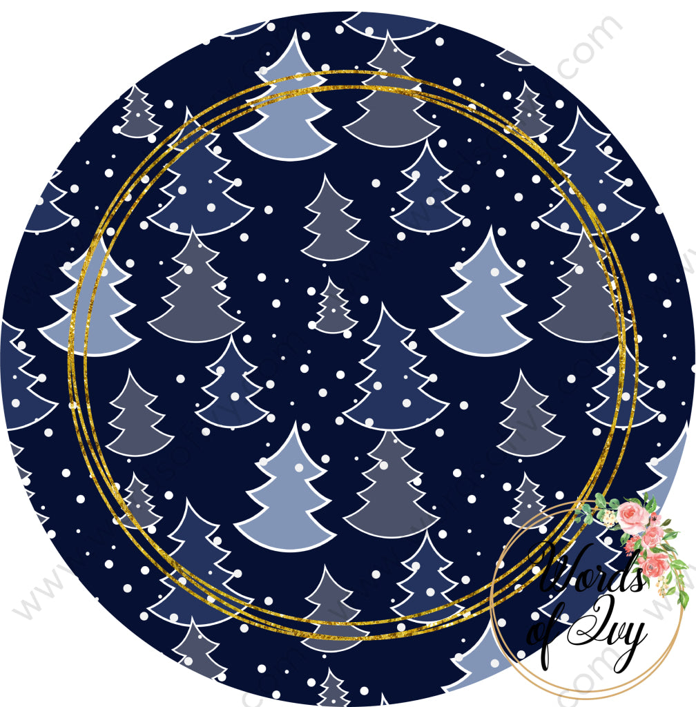 Car Coaster Digital Download - Blue Christmas 211111-012 | Nauti Life Tees