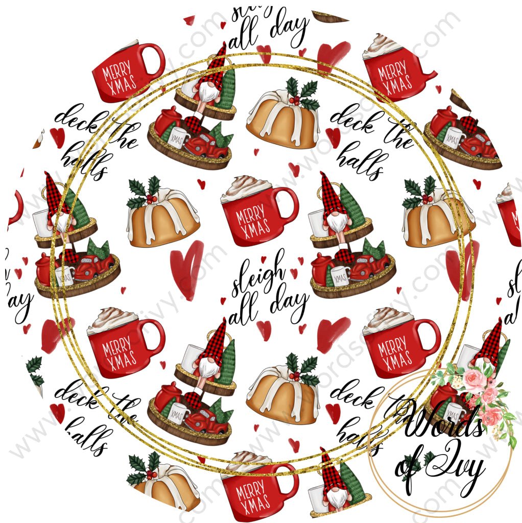 Car Coaster Digital Download - Christmas 211111-016