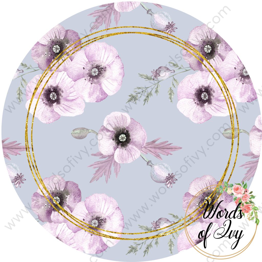 Car Coaster Digital Download - Floral 211229-008