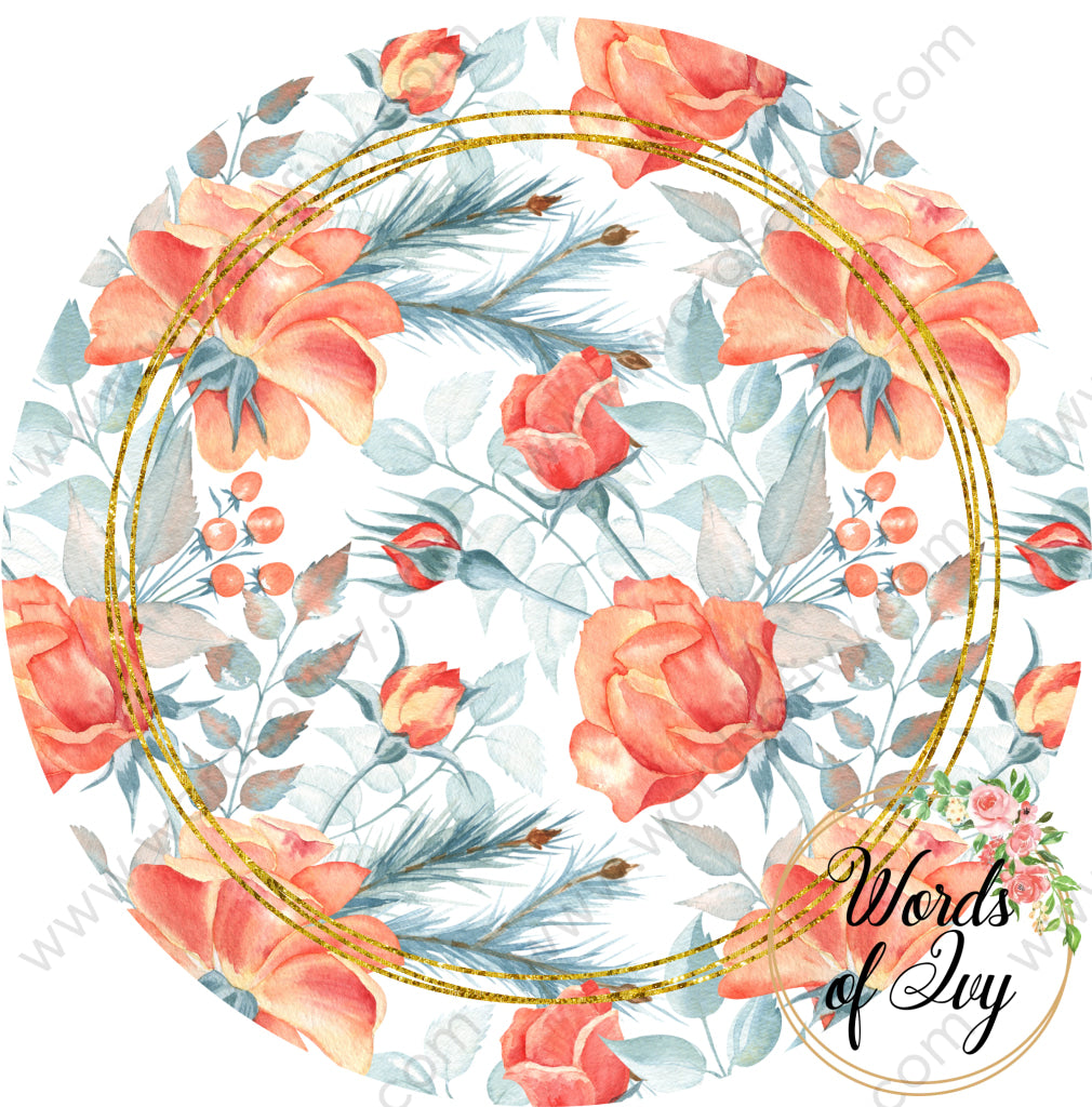 Car Coaster Digital Download - Floral 211229-012