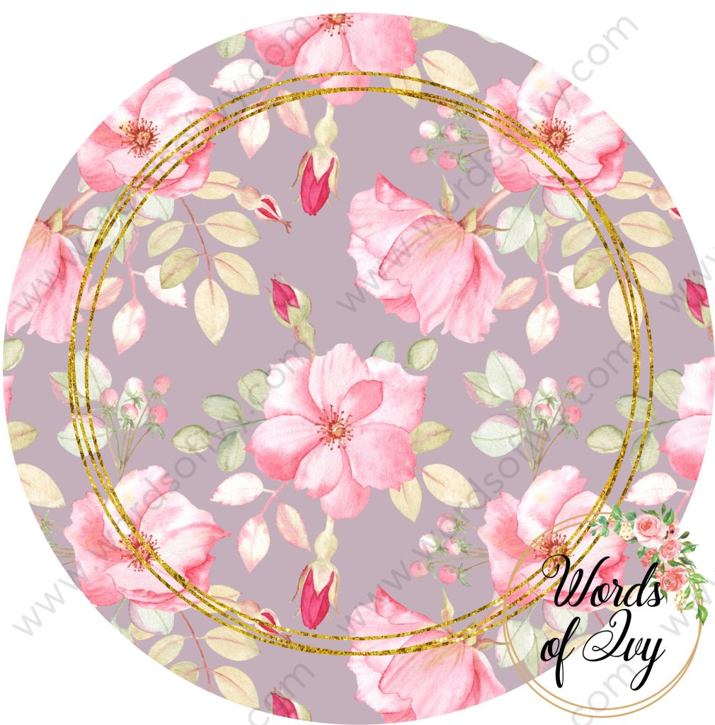 Car Coaster Digital Download - Floral 211229-015