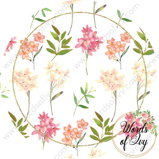 Car Coaster Digital Download - Floral 220817-003