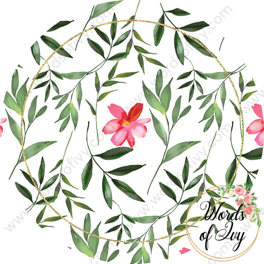 Car Coaster Digital Download - Floral 220817-006