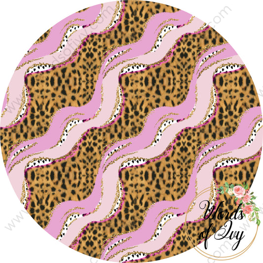 Car Coaster Digital Download - Girl Cheetah Print 211030-009