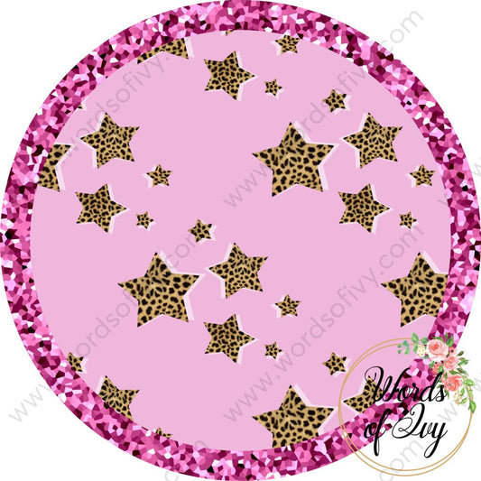 Car Coaster Digital Download - Girl Cheetah Print 211030-010