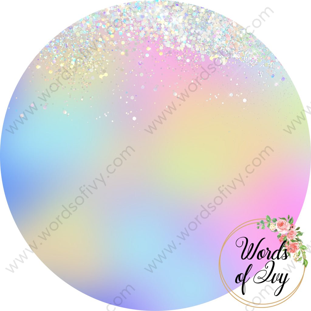 Car Coaster Digital Download - Iridescent Rainbow 220822-006 | Nauti Life Tees