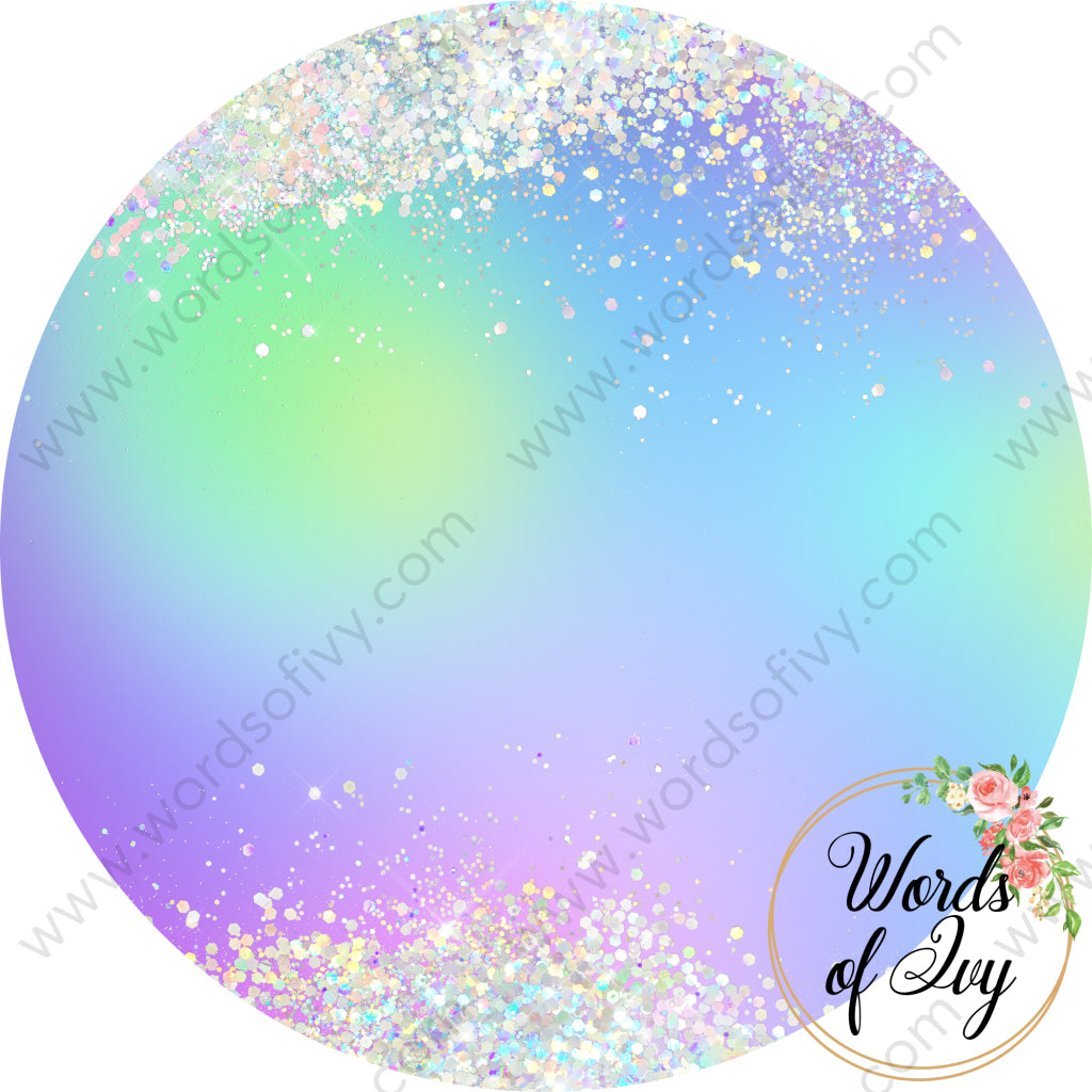 Car Coaster Digital Download - Iridescent Rainbow 220822-007 | Nauti Life Tees