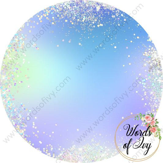Car Coaster Digital Download - Iridescent Rainbow 220822-010