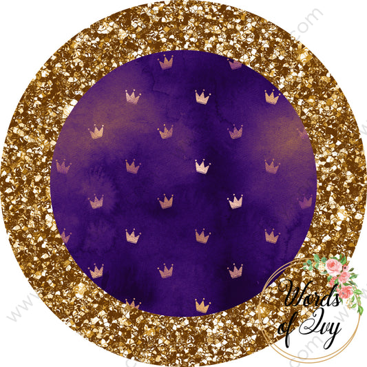 Car Coaster Digital Download - Royal Purple and Gold 210829-004 | Nauti Life Tees