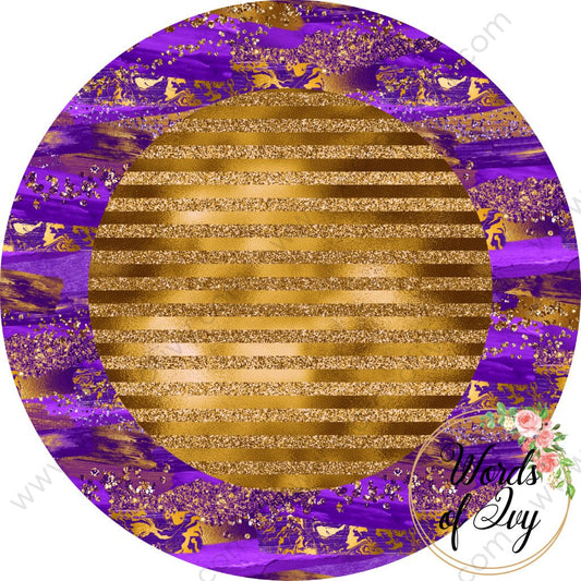 Car Coaster Digital Download - Royal Purple and Gold 210829-012 | Nauti Life Tees