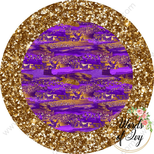 Car Coaster Digital Download - Royal Purple and Gold 210829-014 | Nauti Life Tees