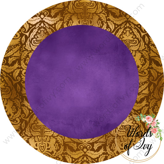 Car Coaster Digital Download - Royal Purple and Gold 210829-022 | Nauti Life Tees