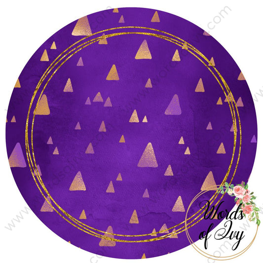 Car Coaster Digital Download - Royal Purple and Gold 210829-044 | Nauti Life Tees