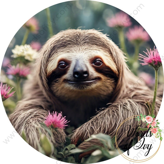 Car Coaster Digital Download - Sloth 240317-007 | Nauti Life Tees