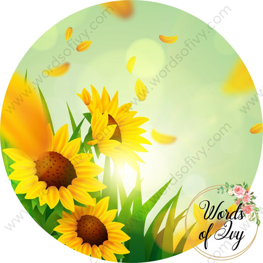 Car Coaster Digital Download - Spring Flowers 220409-003