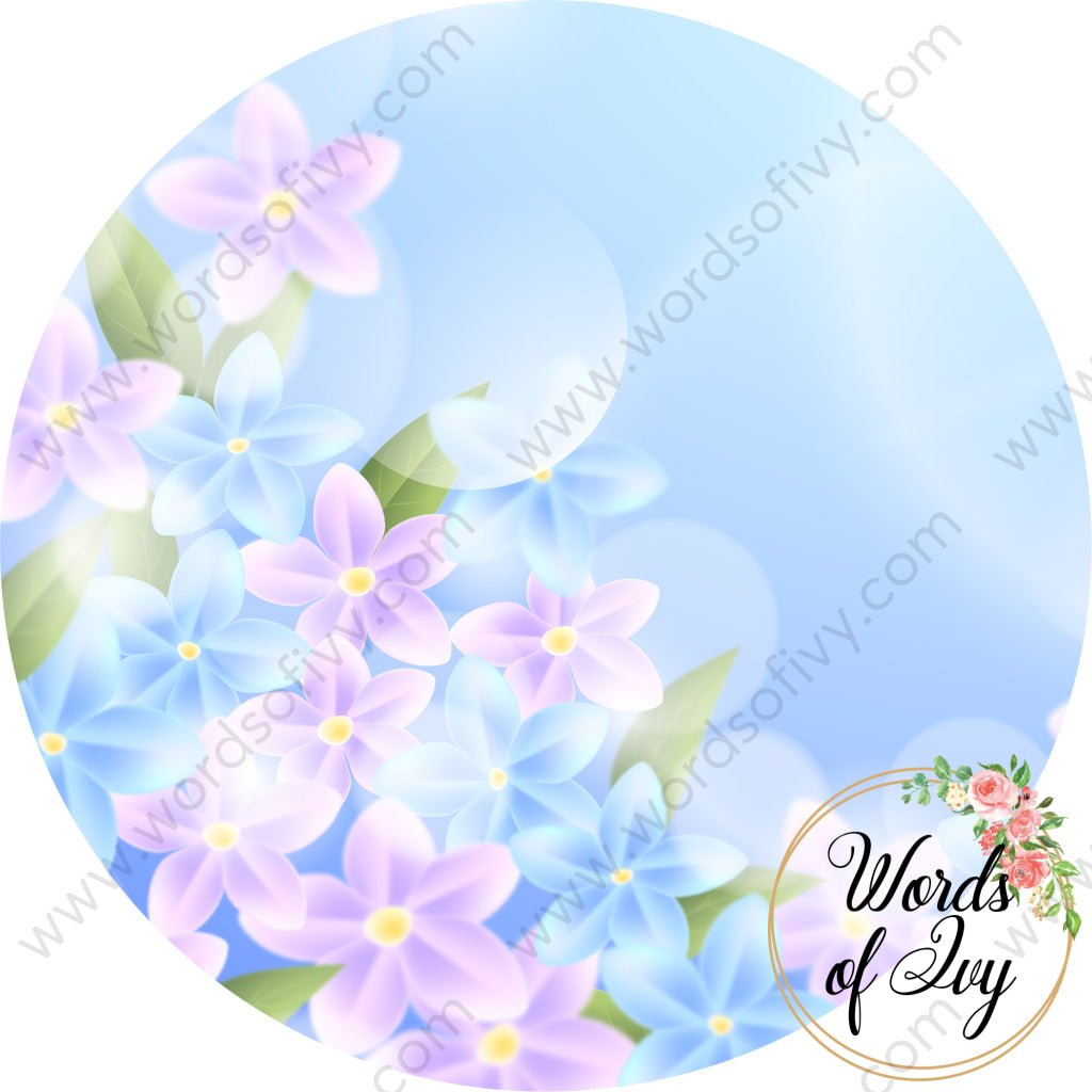 Car Coaster Digital Download - Spring Flowers 220409-007