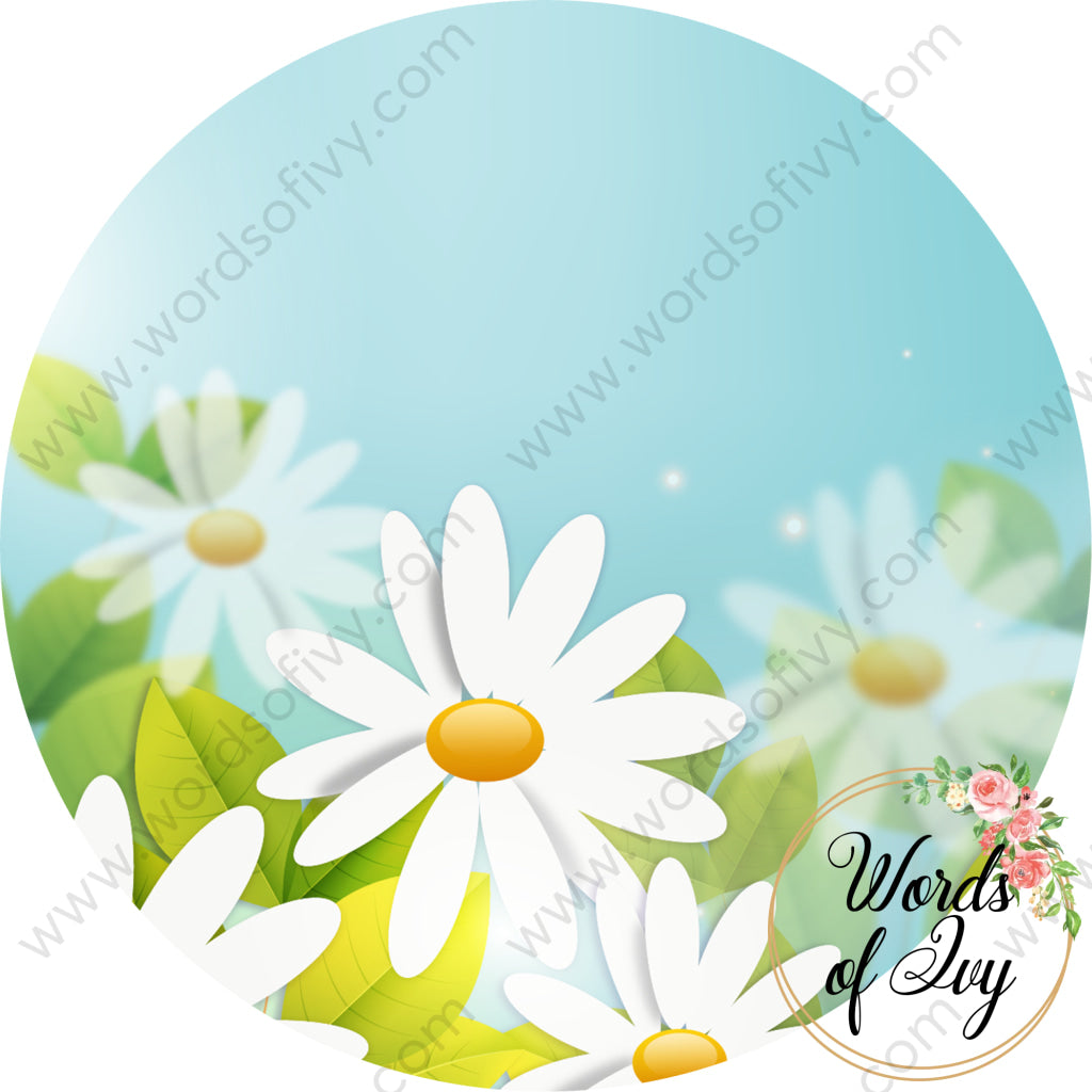 Car Coaster Digital Download - Spring Flowers 220409-009