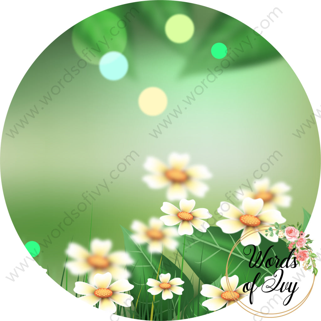 Car Coaster Digital Download - Spring Flowers 220409-010