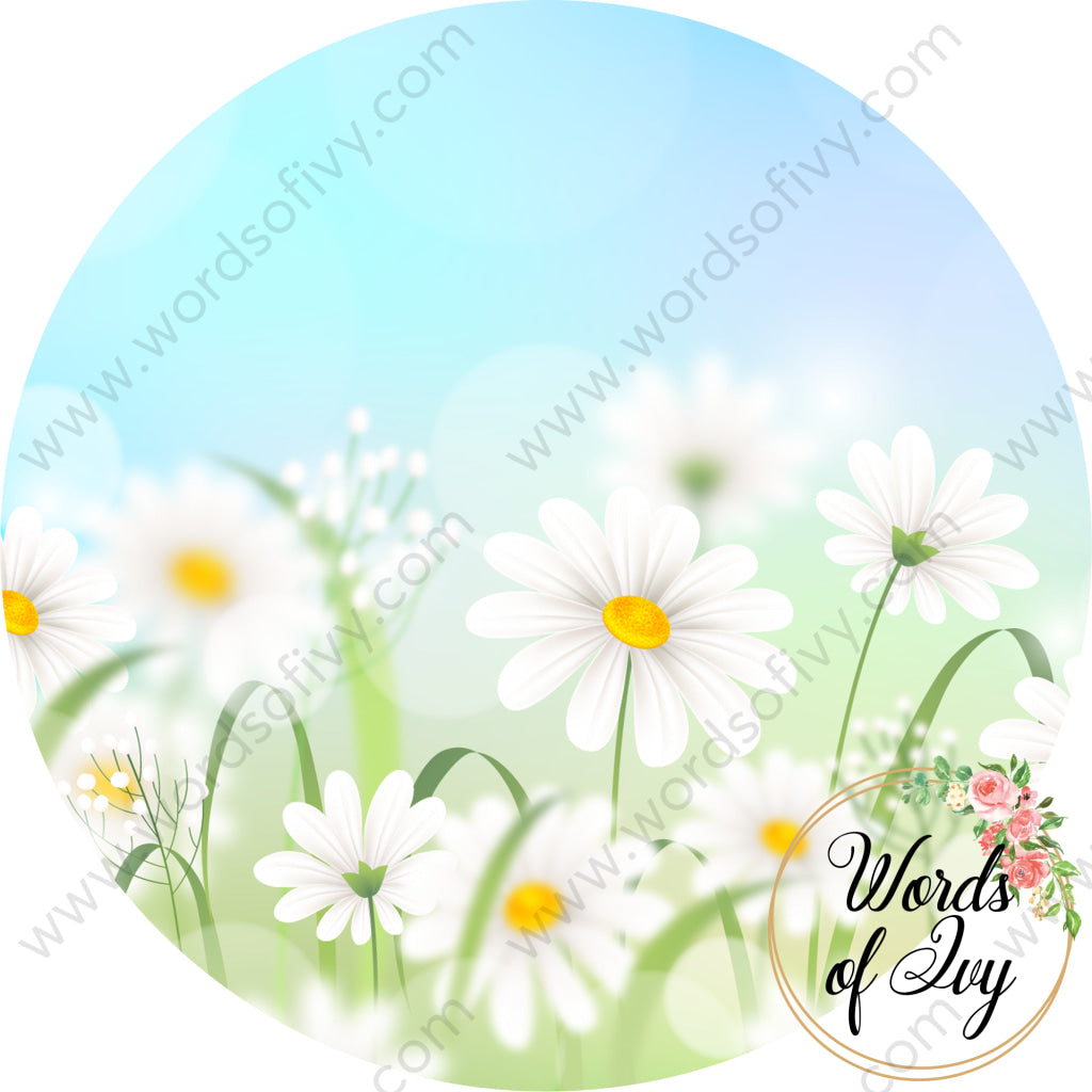 Car Coaster Digital Download - Spring Flowers 220409-013