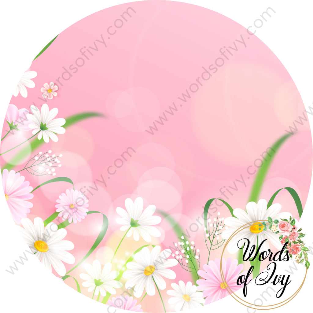 Car Coaster Digital Download - Spring Flowers 220409-015