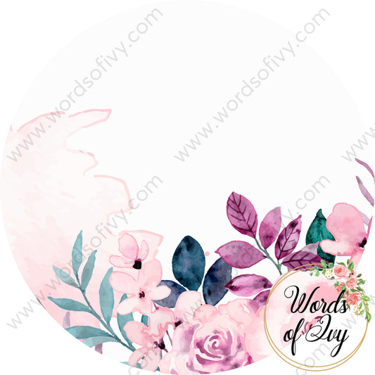 Car Coaster Digital Download - Spring Flowers 220409-019