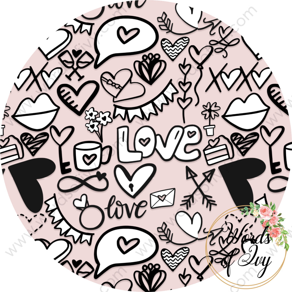 Car Coaster Digital Download - Valentine 220129-012