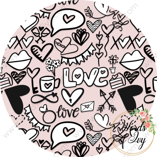 Car Coaster Digital Download - Valentine 220129-012