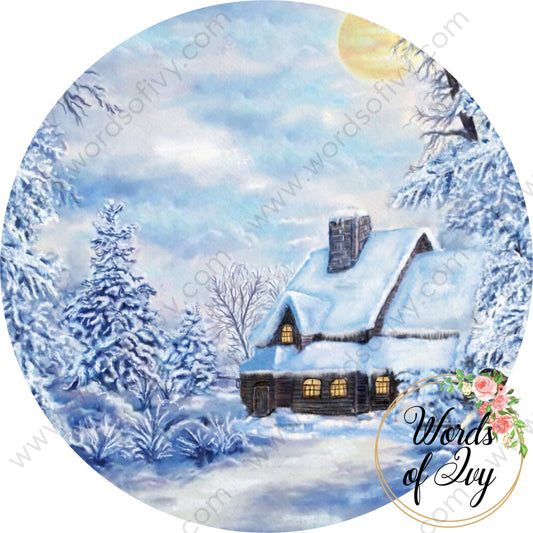 Car Coaster Digital Download - Winter Scene 211103-001