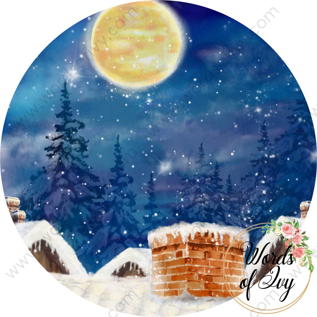 Car Coaster Digital Download - Winter Scene 211103-005