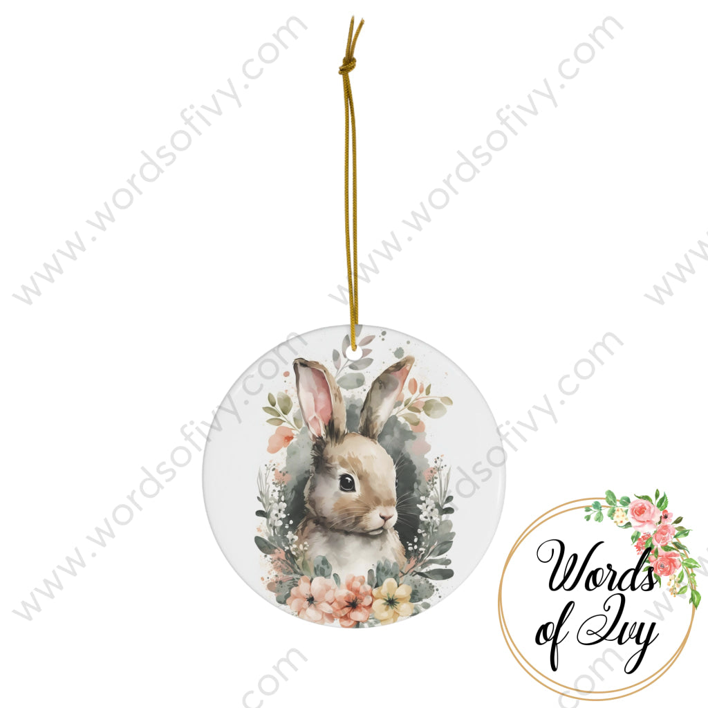 Christmas Ornament - Boho Bunny 230709008 | Nauti Life Tees