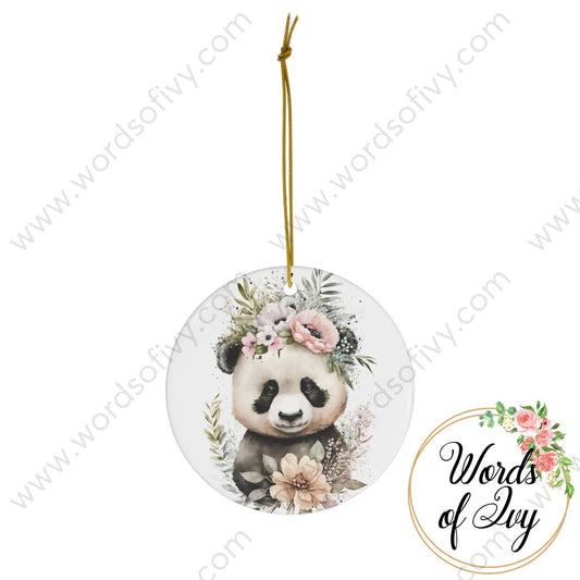 Christmas Ornament - Boho Panda 230709017 | Nauti Life Tees