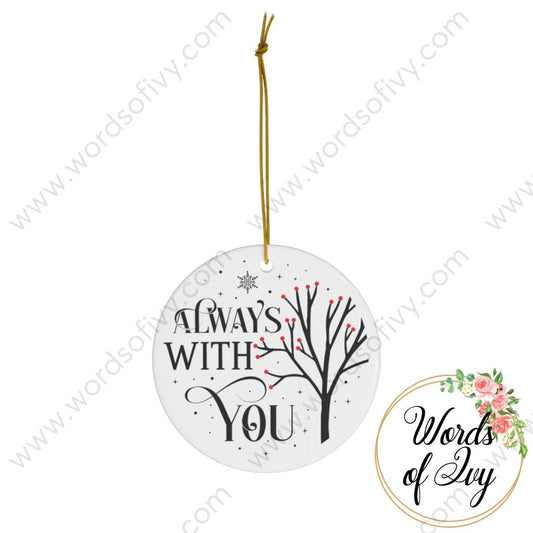 Christmas Ornament - Cardinal Always with you 221213003 | Nauti Life Tees