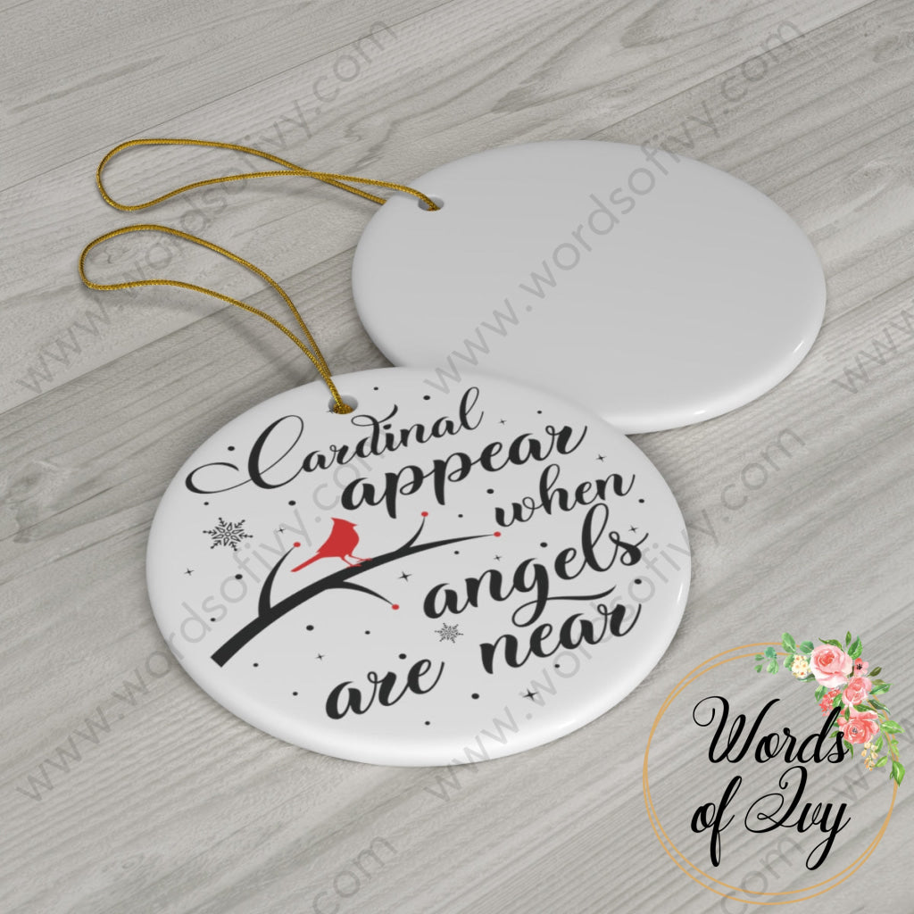 Christmas Ornament - Cardinal Appear When Angels Are Near 221213013 Home Decor