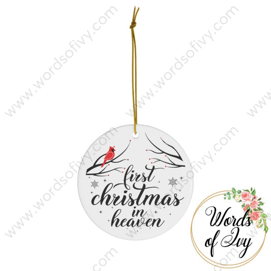 Christmas Ornament - Cardinal First Christmas in heaven 221213011 | Nauti Life Tees