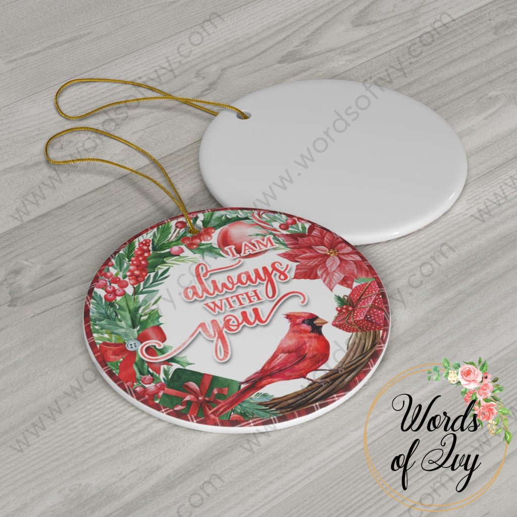 Christmas Ornament - Cardinal I am always with you 221121003 | Nauti Life Tees