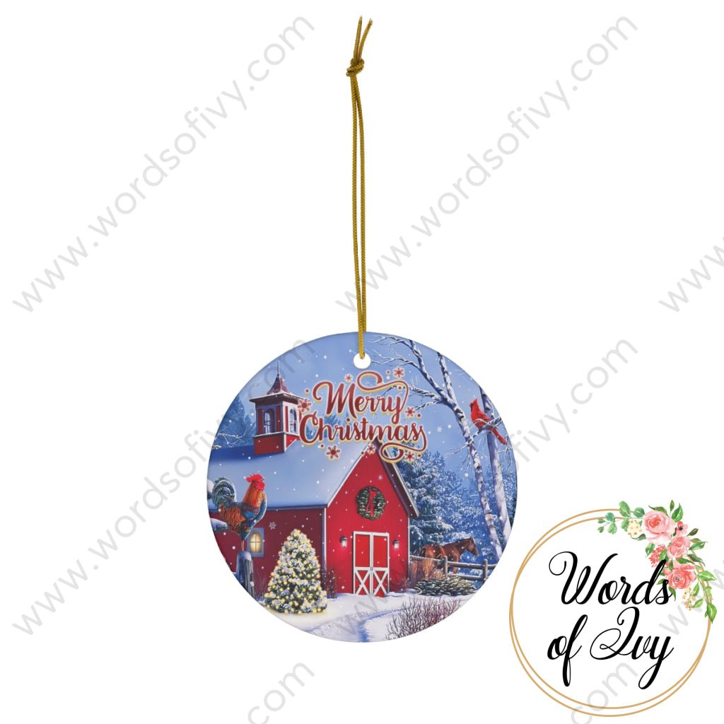 Christmas Ornament - Country Christmas 221121014 | Nauti Life Tees